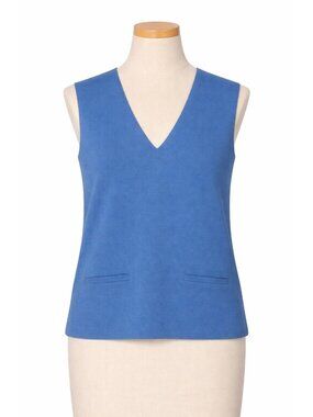 A New day size XXL Sandwich Vest Blouse top  Blue NEW